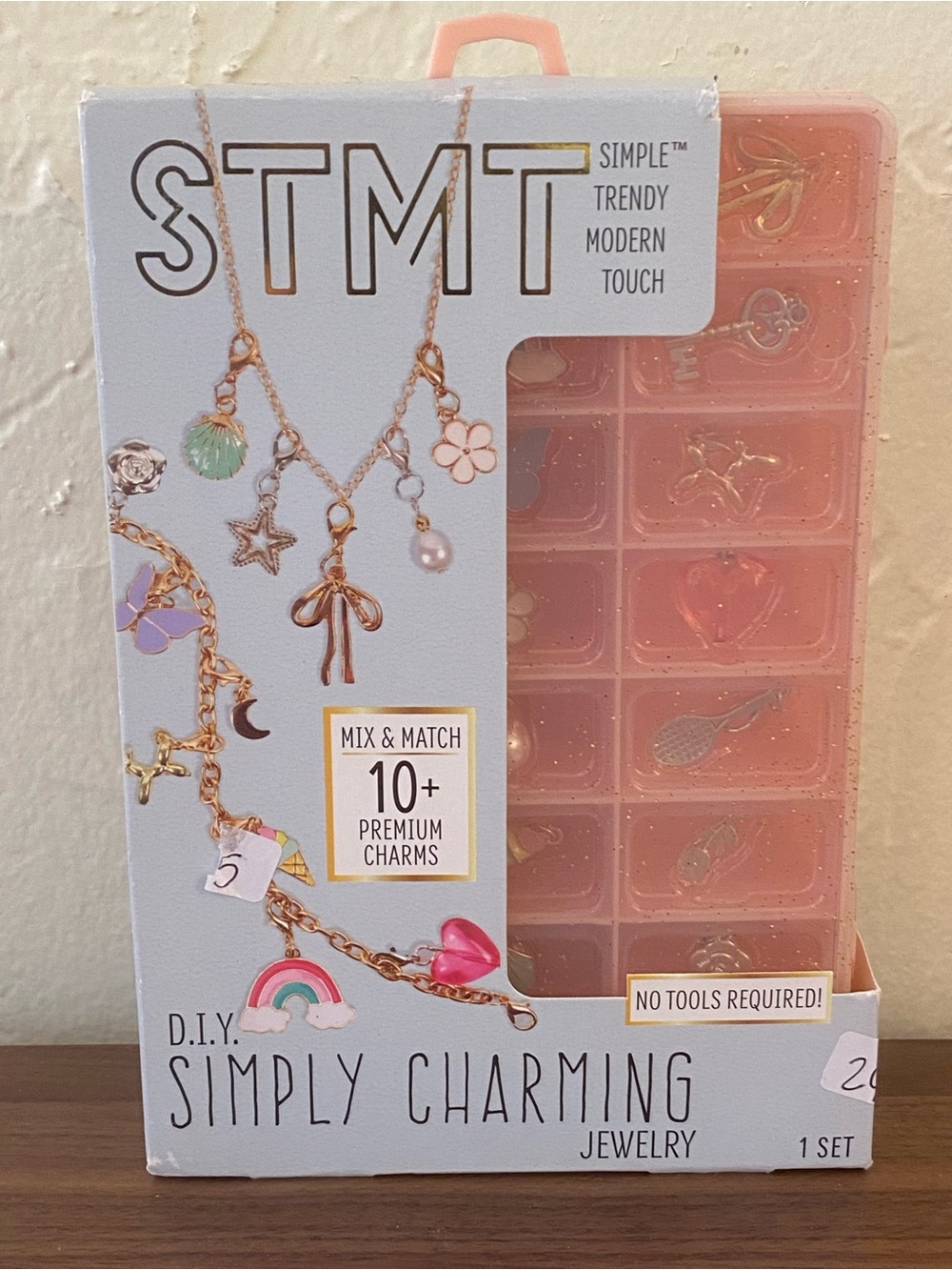 STMT Simply Charming Jewelry Kit - Pink Charm Set
